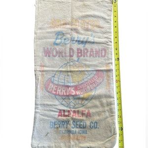 Vintage farm house seed sack 27*14